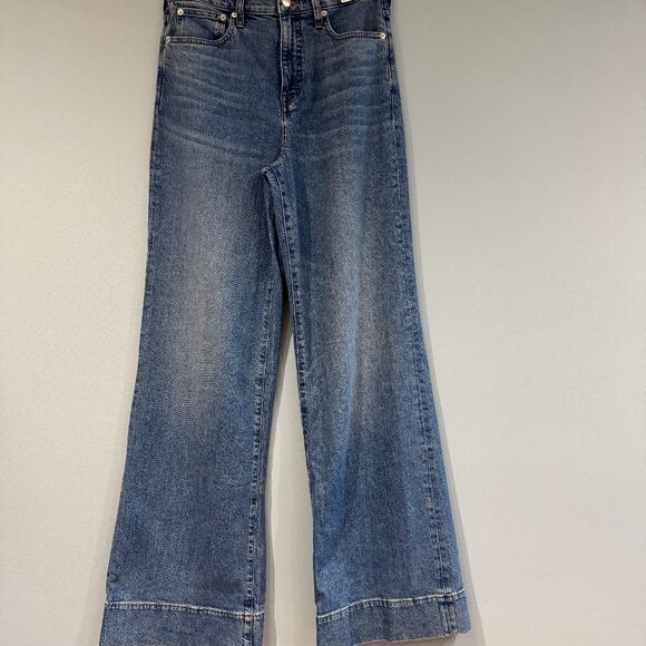 NWT J. Crew High-rise denim trouser jean rose lark wash Size 28T - Picture 2 of 6